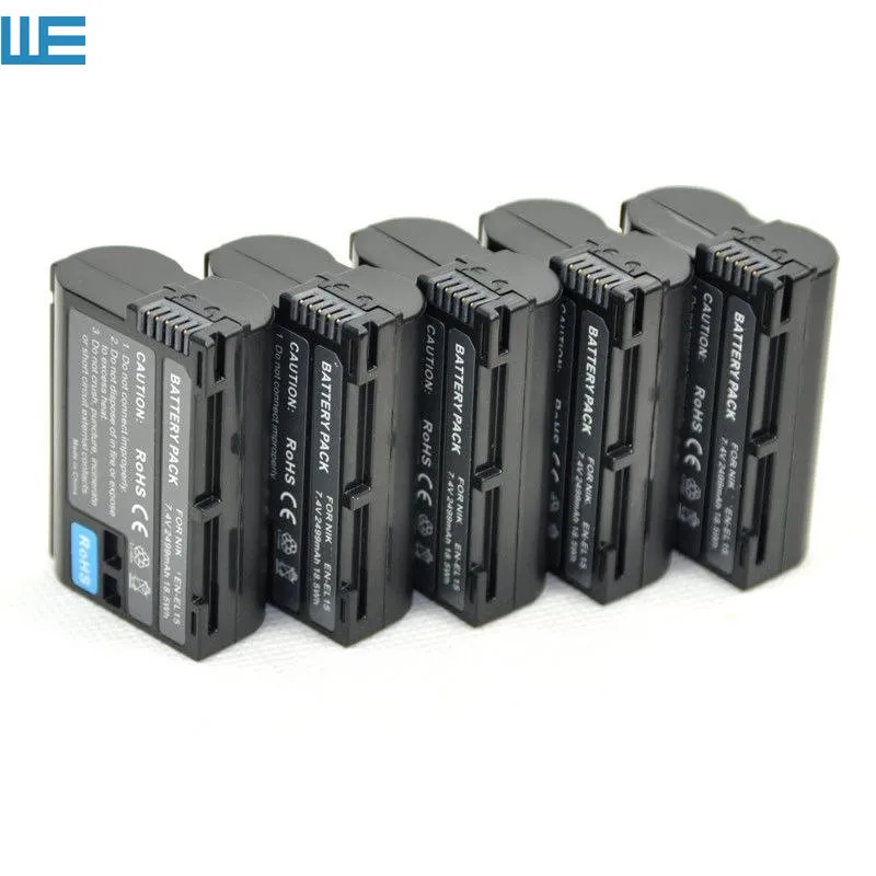 EN EL15 ENEL15 полный декодированный Аккумулятор для Nikon D500 D600 D610 D750 D7000 D7100 D7200 D800 D850 D810