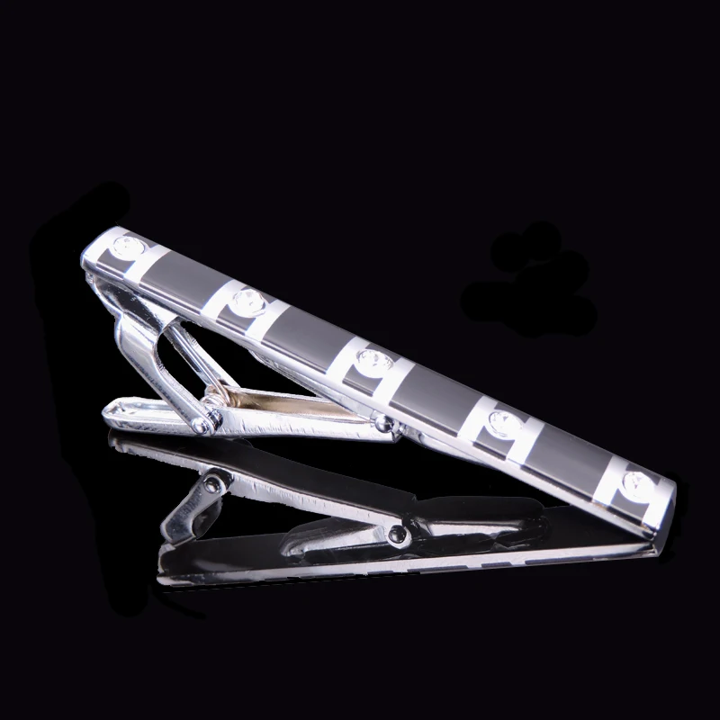 

Черный зажим для галстука роскошная мужская рубашка модная прозрачная решетка зажим для галстука французская Свадебная рубашка зажим для галстука