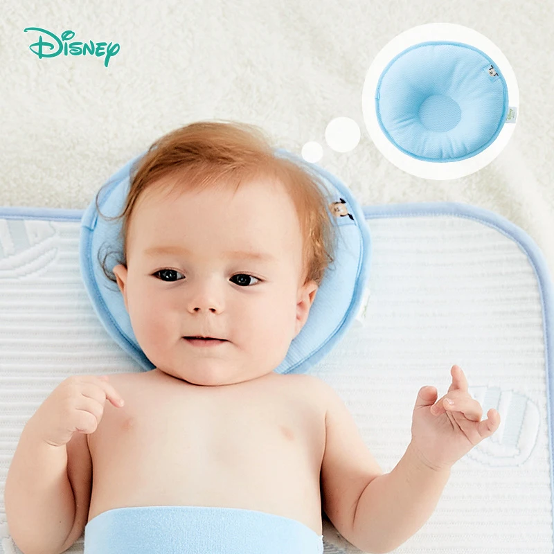 

Disney Baby Pillows Newborn Anti Eccentric Head Shaping Pillow Baby Head Shape Correction Cartoon Breathable Pillow 0-1 Year Old