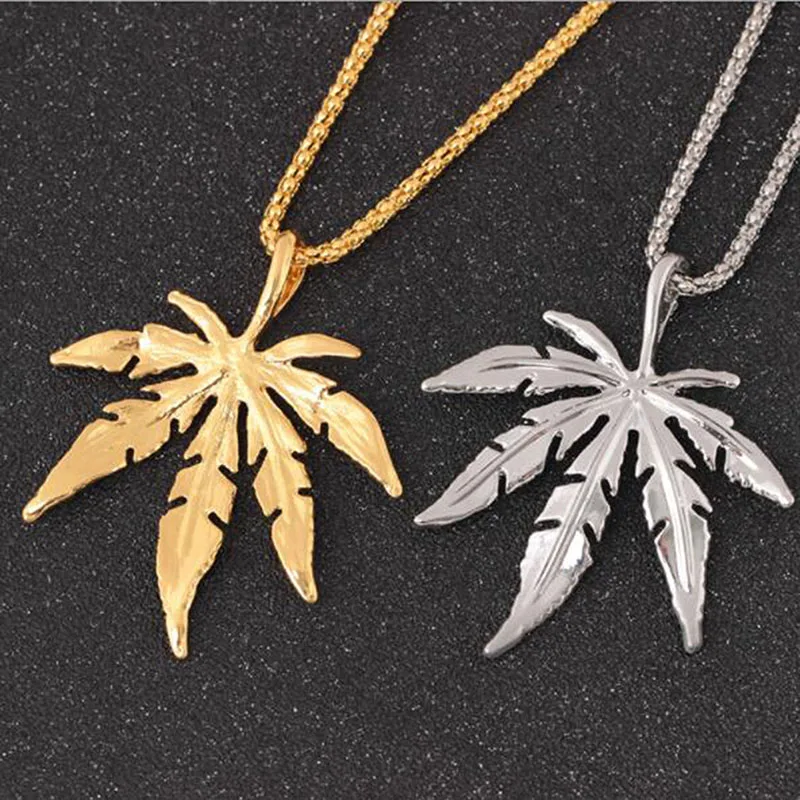 

Necklace For Women Electroplating alloy Maple Leaf Choker Pendant Chain Necklace Engagement Jewelry korean Fashion new all-match