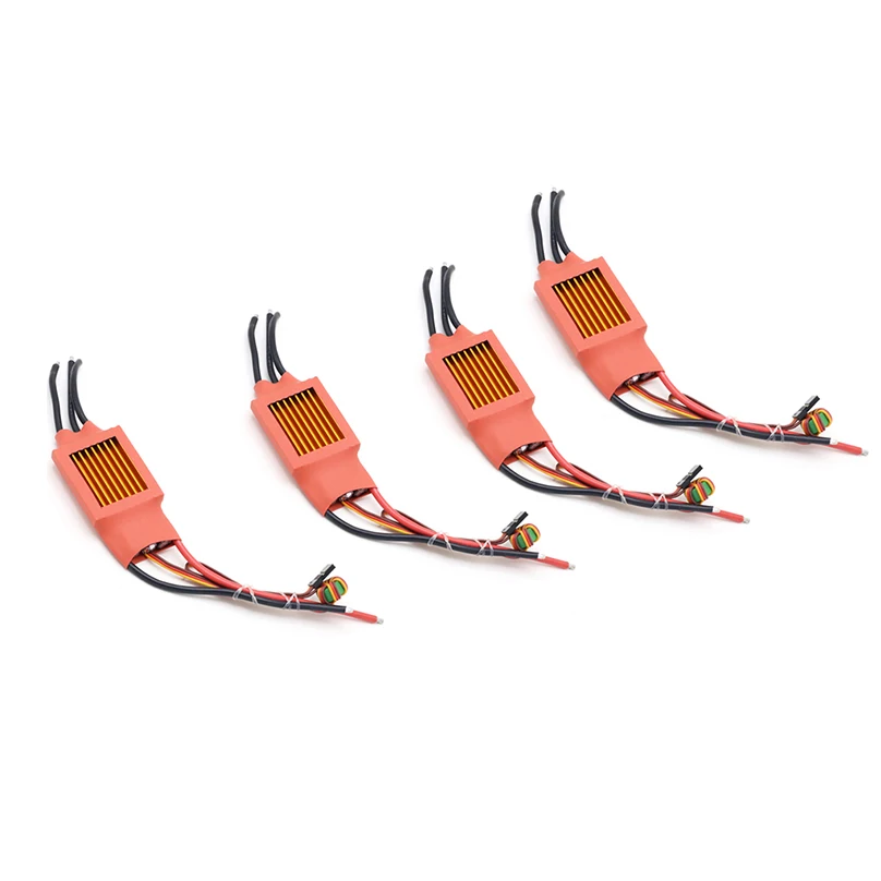 Feichao 4 шт. 50A/70A/80A/100A/125A/200A бесщеточный ESC электронный контроллер скорости 5 В/3A 5 В/5A BEC для FPV дрона