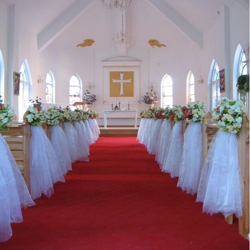 15 см * 5 м прозрачный кристалл многоцветная пряжа снежные элементы из Марли цветок