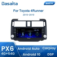 dasaita android vehicle dsp car radio for toyota 4runner gps 2011 2014 2015 2017 2018 2019 navigation 64g rom carplay 1280720