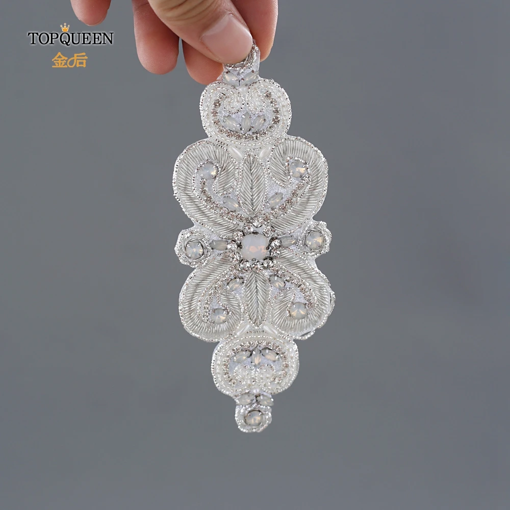 TOPQUEEN S372 королевская медаль Ремесло Свадебные ремни стразы кристаллы бисером