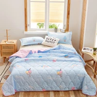ice cream pattern bedding summer quilt blankets cartoon comforter cover quilting home textiles suitable for adults kids