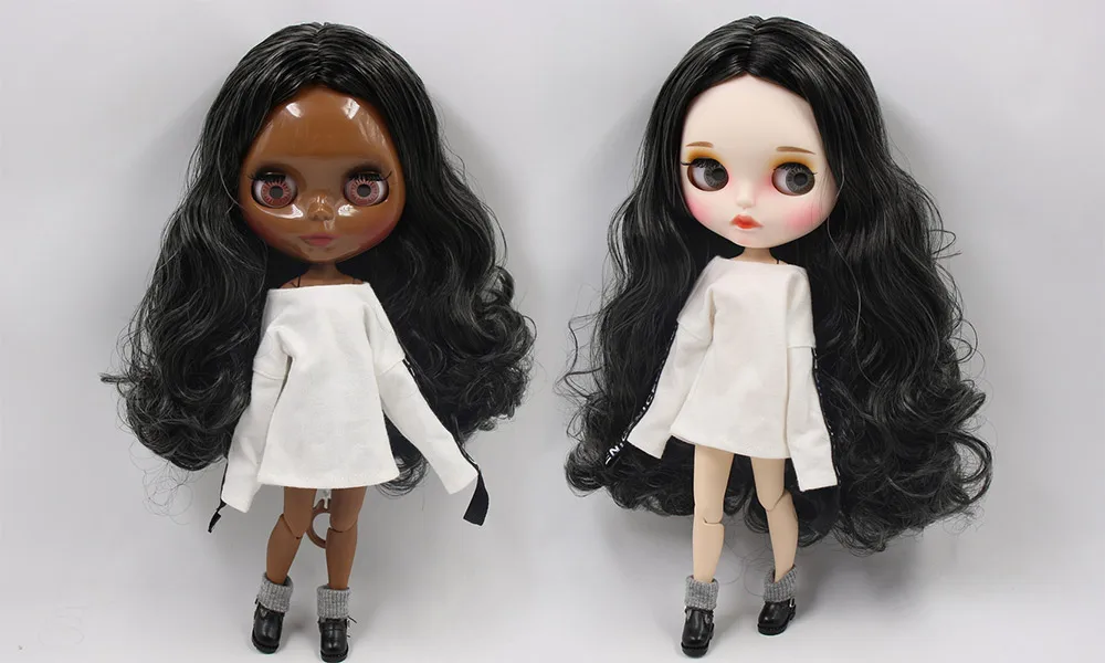 Ледяная Blyth фабрика кукла подходит для одевания самостоятельно DIY Изменить игрушка BJD Специальная цена