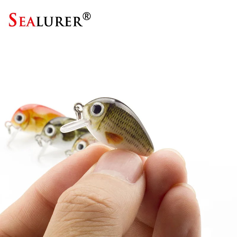 SEALURER плавающий Крэнкбейт мини 3 см/1 7G Micro жесткие рыболовные приманки