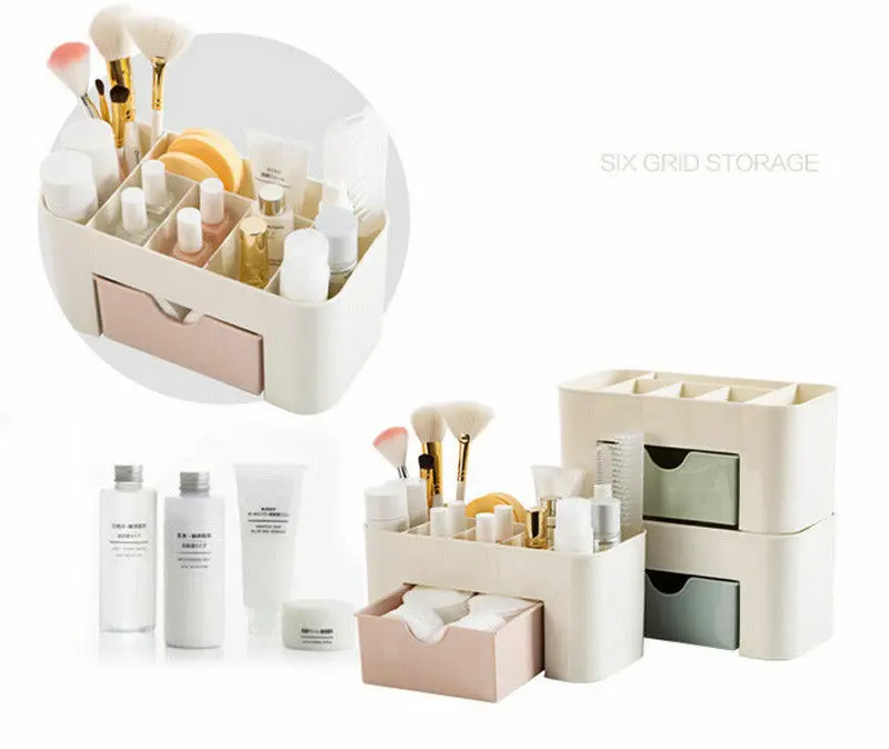 Акриловый косметический Органайзер коробка для макияжа держатель ящиков
