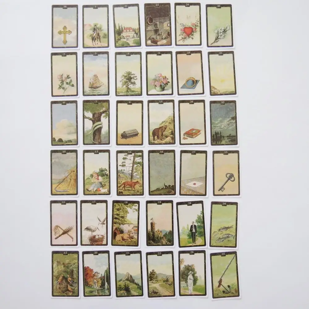 Новые карты Таро oracles deck загадочные гадки Lenormand для женщин и девочек Игра