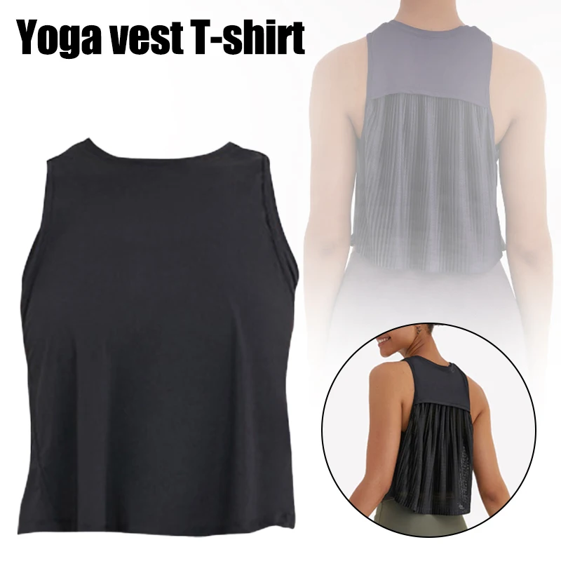 

Hot Summer Women's Sleeveless Tank Top Casual Comfortable Off The Shoulder T-Shirt Loose Quick Dry Top ED889