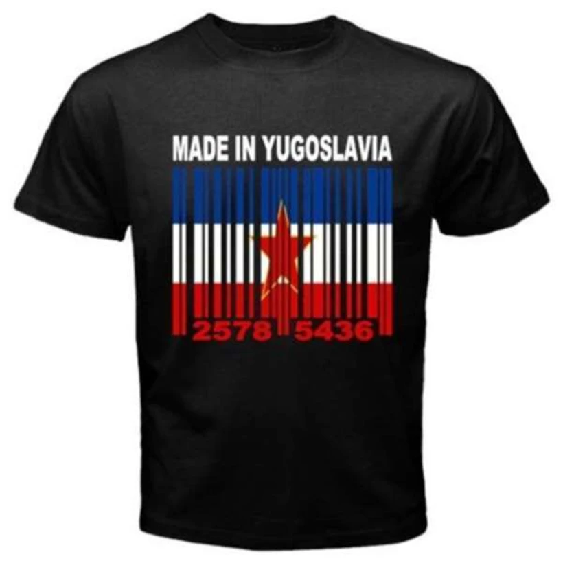 Черная футболка с флагом штрих кода YG1 Gyms Fitness Tops Tee Shirt|Мужские футболки| |