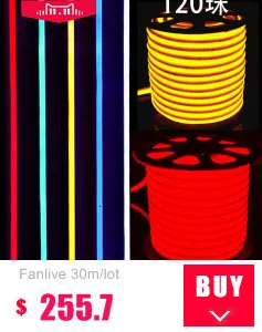 Fanlive 5050 60 светодиодов/m Ac110v/220 v 14,4 Вт/м 840lm/m цветная(Rgb) Светодиодная лента, светильник 25 м/лот+ rgb-контроллер