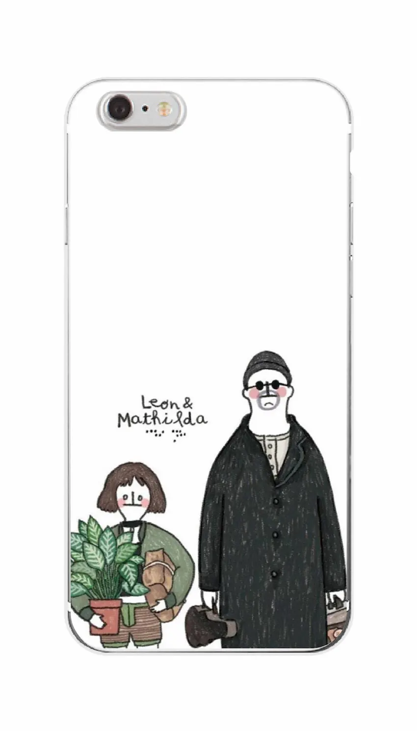 Leon Матильда Натали Портман постер фильма Мягкий ТПУ чехол для телефона Coque Funda iPhone