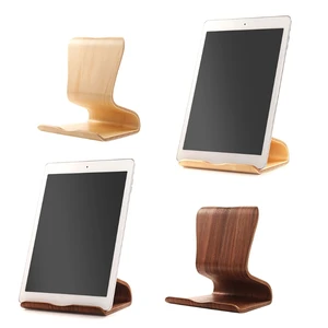 2021 new universal real wood mobile phone and portable cute tablet holder for desk nightstand white maple black walnut free global shipping