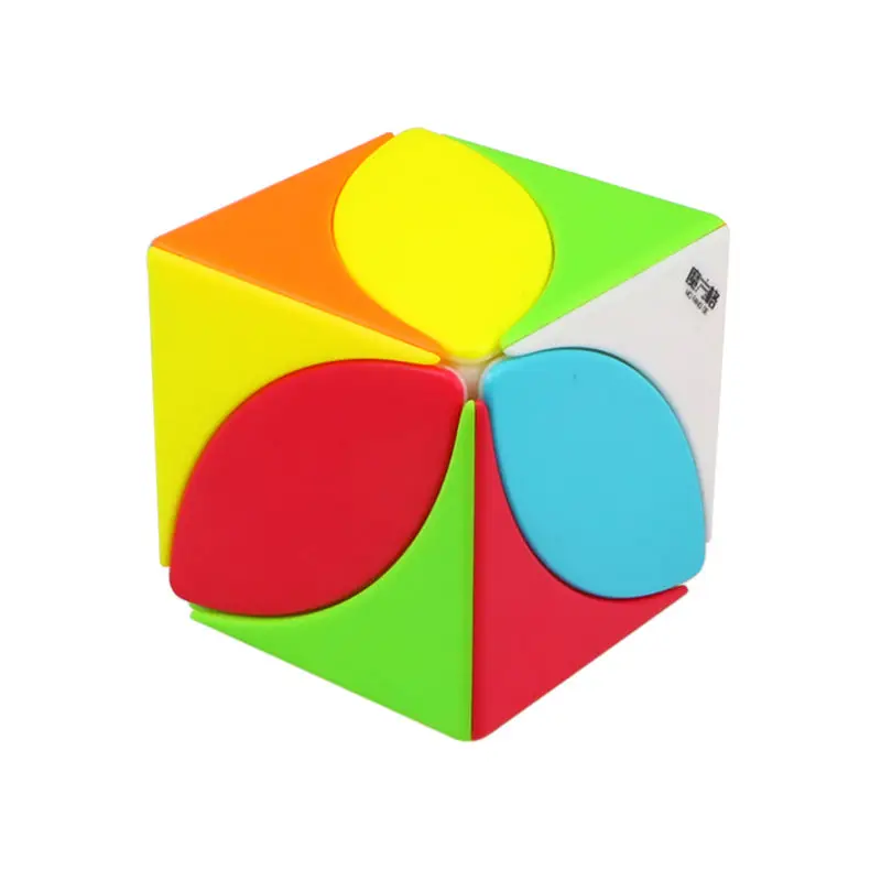 Цвет: желтый QiYi QY Mofangge головоломка Ivy Cube первый твист куб листьев линии белого цвета - Цвет: Цвет: желтый