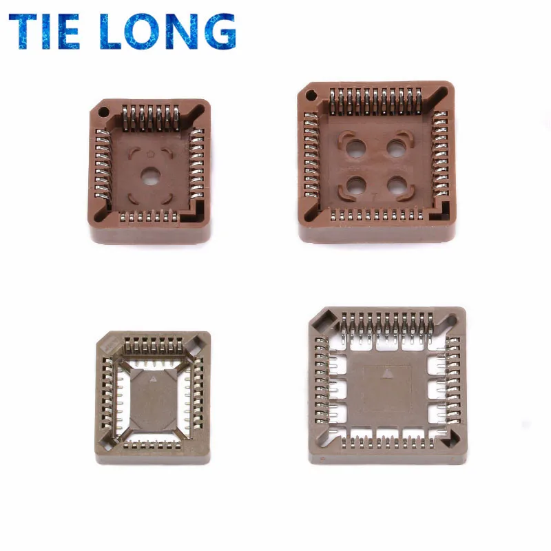 10 шт. PLCC IC socket PLCC32 PLCC44 SMD DIP 32/44 Pin Socket adapter | Электронные компоненты и принадлежности