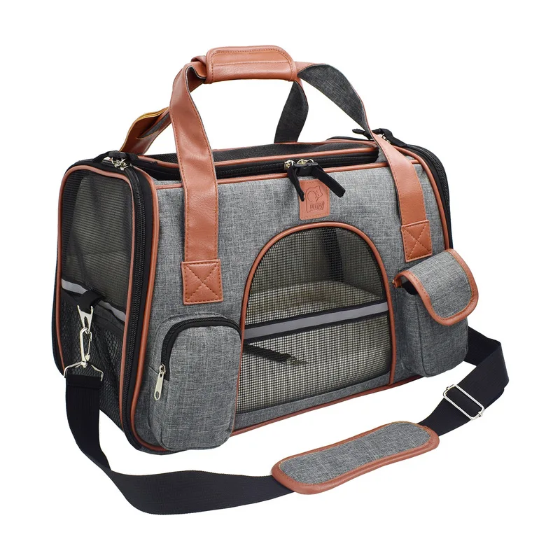 

Pet Bag Breathable Outdoor Cat Cage Puppy Carrying Shoulder Bags Protable Pet Carrier Shoulder Bag Pet Handbag for Dog Cat
