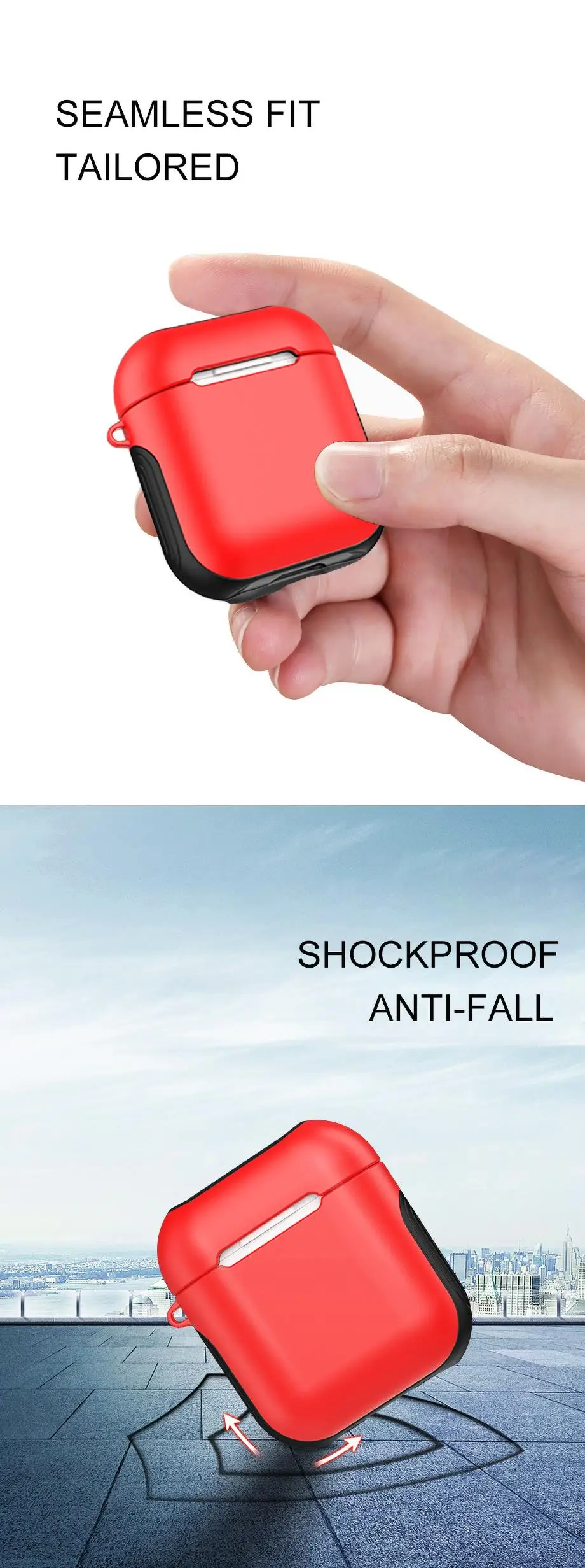Чехол для наушников, чехол для Apple Air pods, кожаный чехол, зарядное устройство, настоящие беспроводные наушники Bluetooth, аксессуары