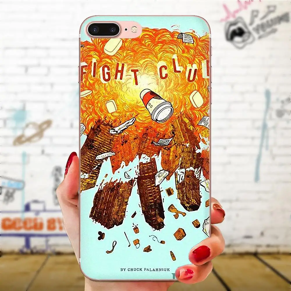 Мягкий чехол для Xiaomi Redmi Note 2 3 3S 4 4A 4X5 5A 6 6A Pro Plus Fight Club Movie Poster популярный | Мобильные