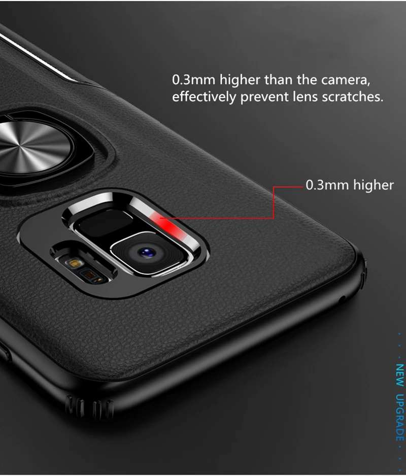 Чехол для телефона с магнитным кольцом Samsung Galaxy S8 S8plus S9 S9plus S10 S10plus S10E lite 5G мягкая