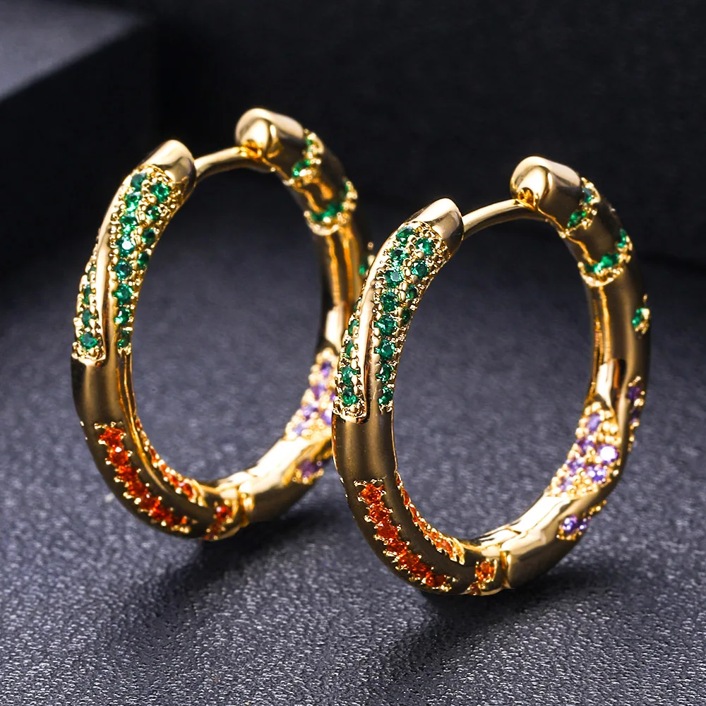 Janeklly модные геометрические серьги кольца для женщин аксессуары полные