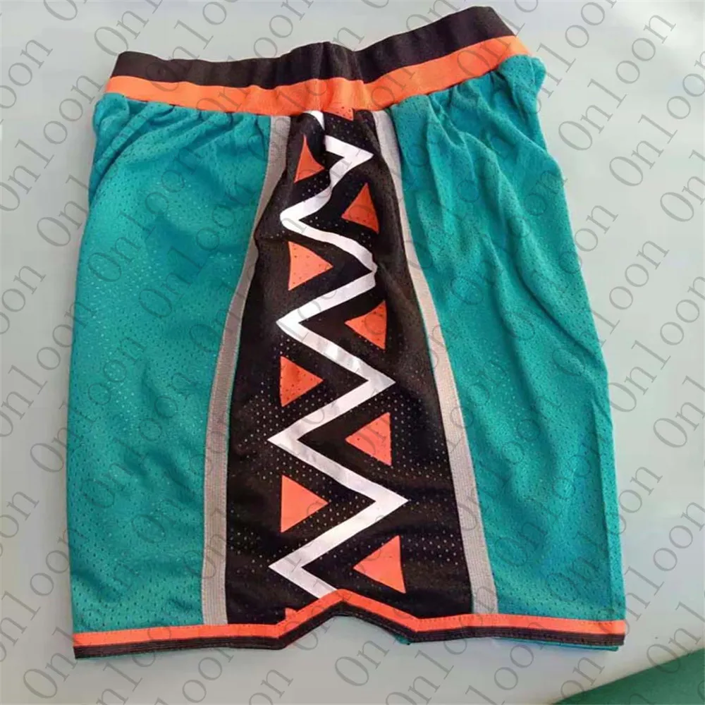 

Mens American Basketball Short 1996 all start Embroidery Shorts Sport Pantalones Cortos Hombre short basket