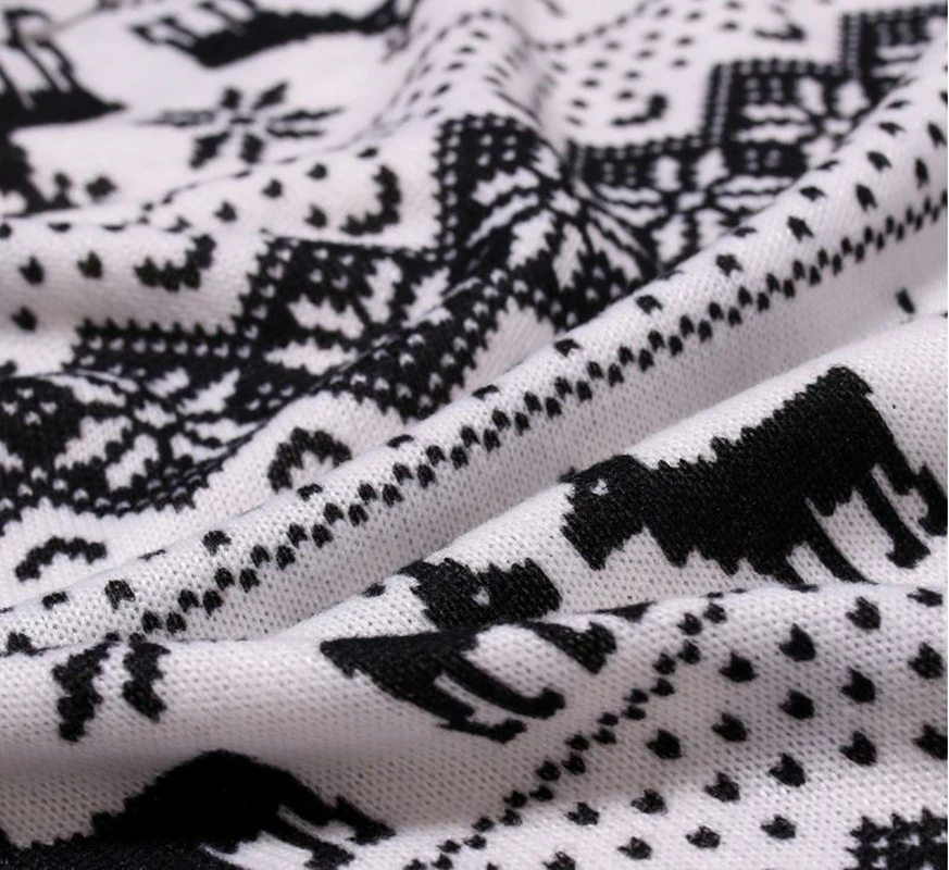 Новинка 2019 зимний мужской свитер модный с круглым вырезом и оленем корейский