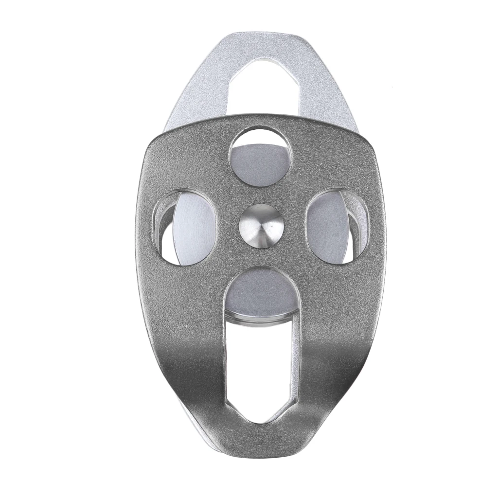 32KN двойной шкив для буксировки системы скалолазания спасательный тяга