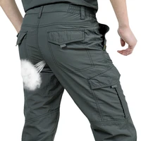 2021 new multi pocket cargo pants men work breathable quick dry army men pants casual