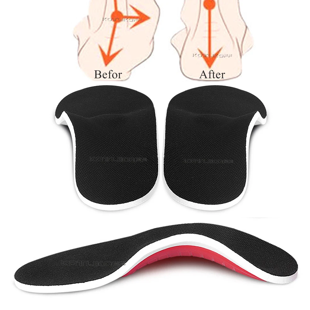 KOTLIKOFF Premium Orthotic Insoles High Arch Support Pad Relief Flat Feet Foot Pain Orthopedic Shoes Pad Sole Insert Foot Care