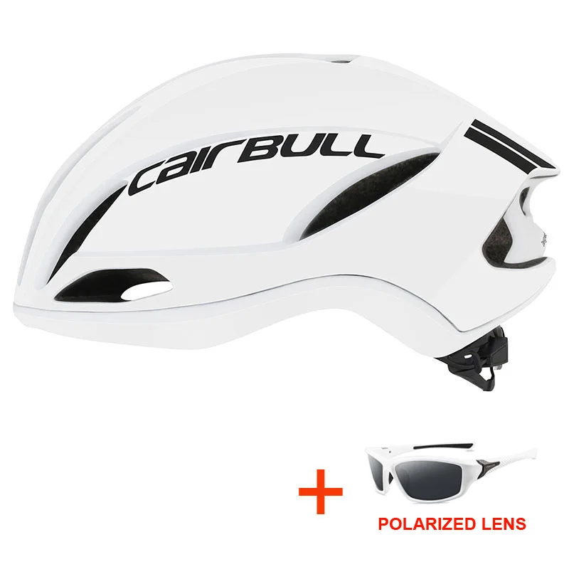 Дышащий гоночный велосипедный шлем с солнцезащитными очками в форме