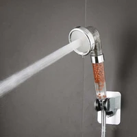 3 modes bath shower adjustable jetting shower head high pressure saving water bathroom anion filter shower spa nozzle