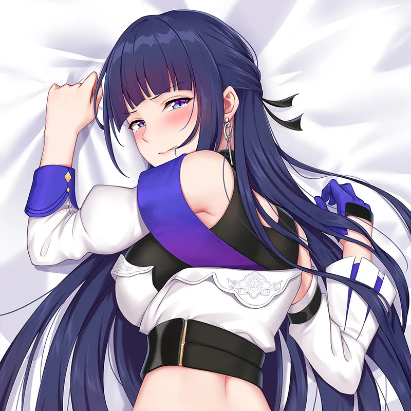Cirno's Store-funda de almohada Original benghuai xueyuan, chica sexy Raiden Mei, honkai impact 3rd c98 Dakimakura-5