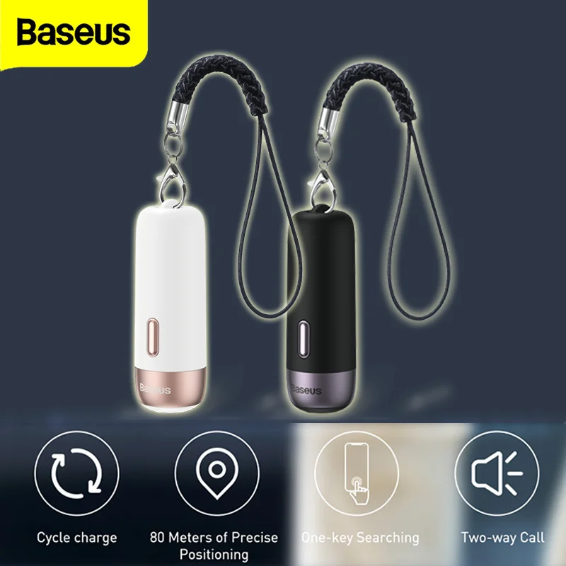 

Baseus T3 Anti-Lost Tracker Intelligent Rechargeable for iPhone Android 80m Smart Bluetooth GPS Tracker for Key Finder Child