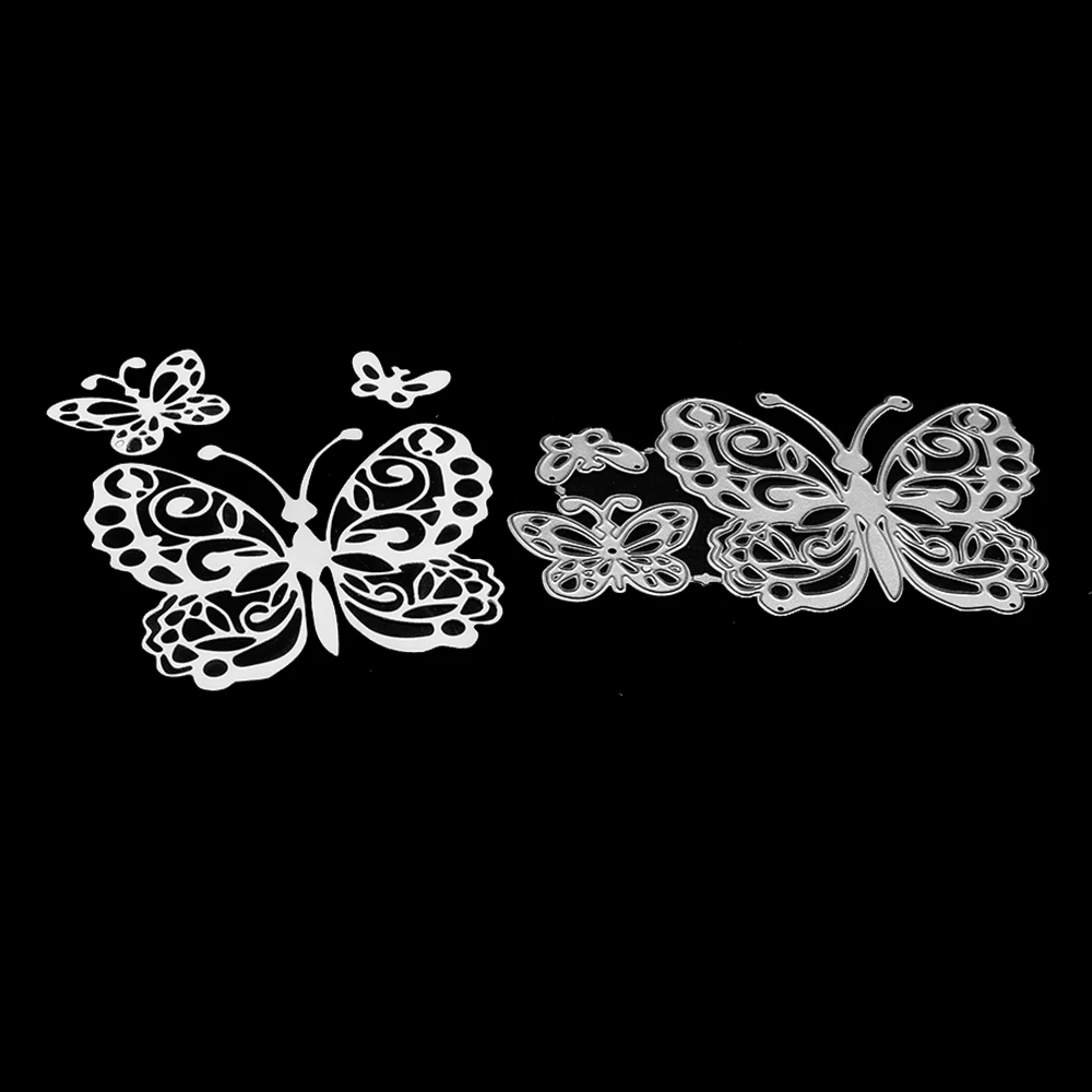 3 шт./компл. металлический трафарет в форме бабочки для рукоделия скрапбукинга