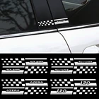 Окно автомобиля B наклейки на стойки для Hyundai Elantra, Accent, Tucson i40, i30, i10, i20, Veloster IX35, IX20, Solaris, Genesis, Santafe, 2 шт.