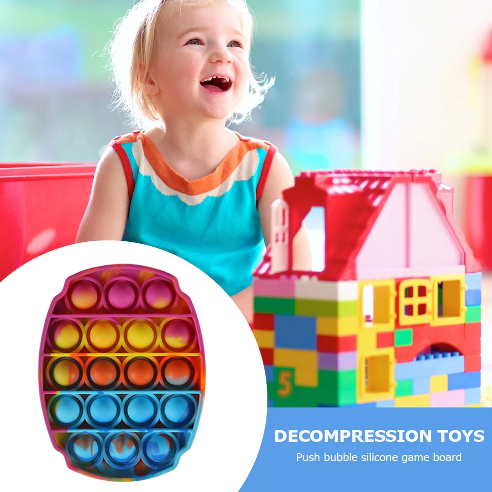 

Anti-stress Push Bubble Simple Dimple Anti Anxiety Funny Kids Stress Reliever Puzzle Toys Sensory Fidget Soft Squeeze Toy
