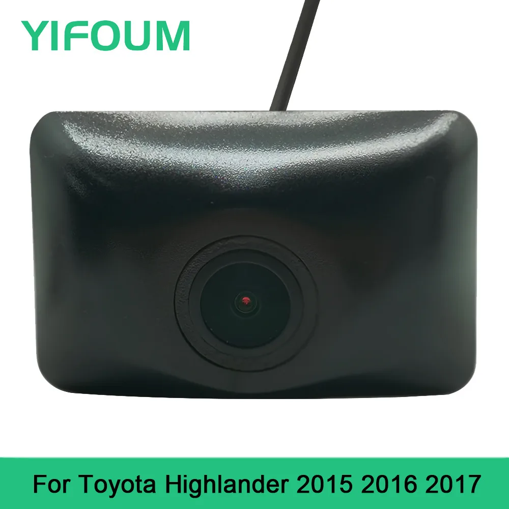 

YIFOUM HD CCD Car Front View Parking Night Vision Positive Waterproof Logo Camera For Toyota Highlander 2015 2016 2017
