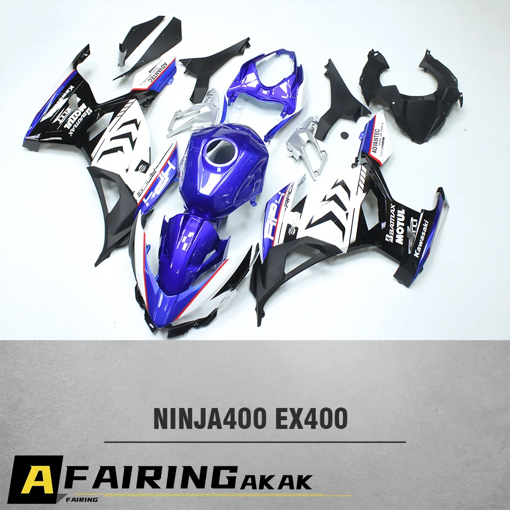 

For Kawasaki Ninja400 18 19 20 21 22 Motorcycle Fairing Motorbike Accessories Fairing Full Body Kit Fairing Blue White HP4