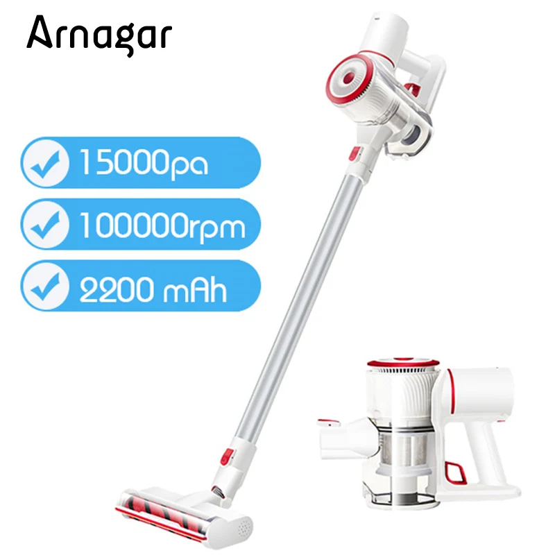 Оригинальный пылесос Arnagar V10 Cyclone Ручной беспроводной пылеуловитель 2200 мАч