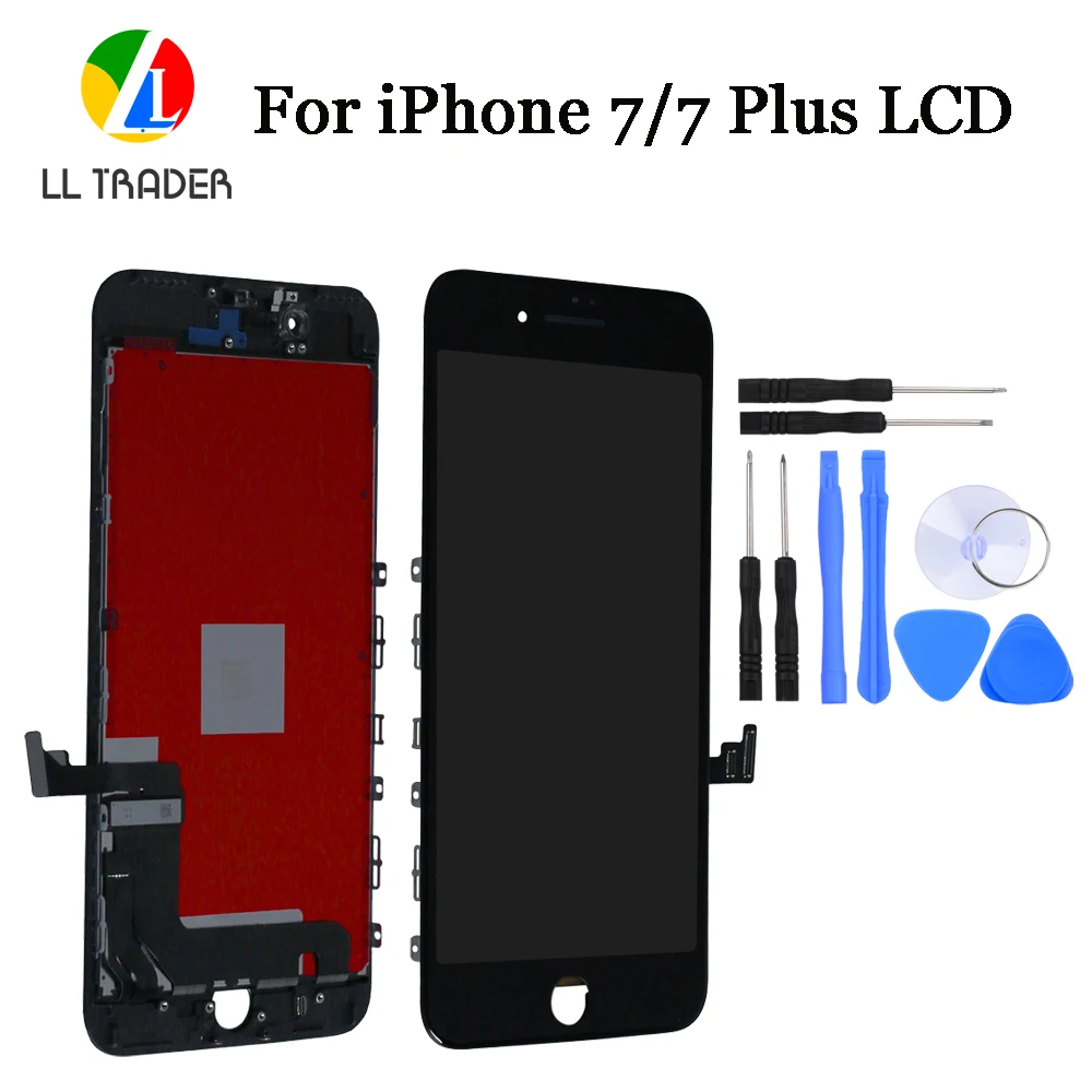 ЖК дисплей и дигитайзер для iPhone 7g 7 Plus черный AAA тачскрин в сборе сменная деталь