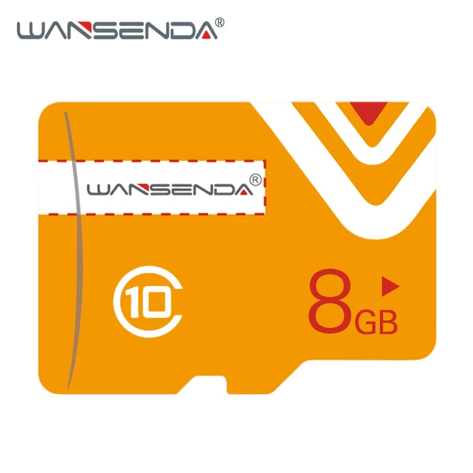 Новая карта памяти WANSENDA Micro SD 64 ГБ 32 16 8 флеш mini TF Memoia для смартфонов и планшетных