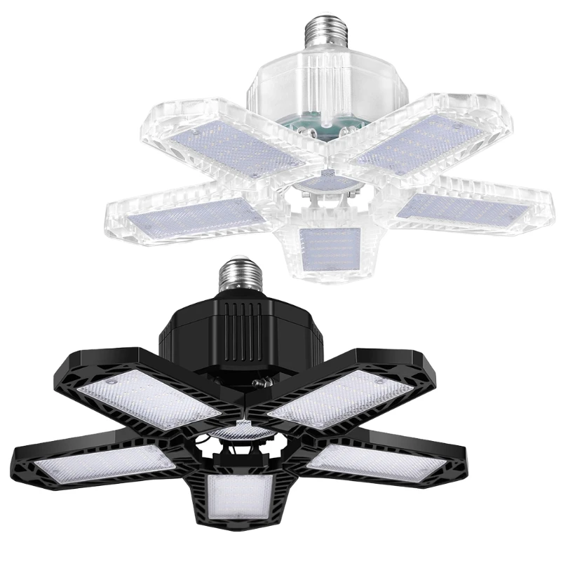 

5-листный светодиодный потолочный светильник, гаражный светильник 100 Вт/120 Вт, деформируемый светодиодный складной потолочный светильник ...