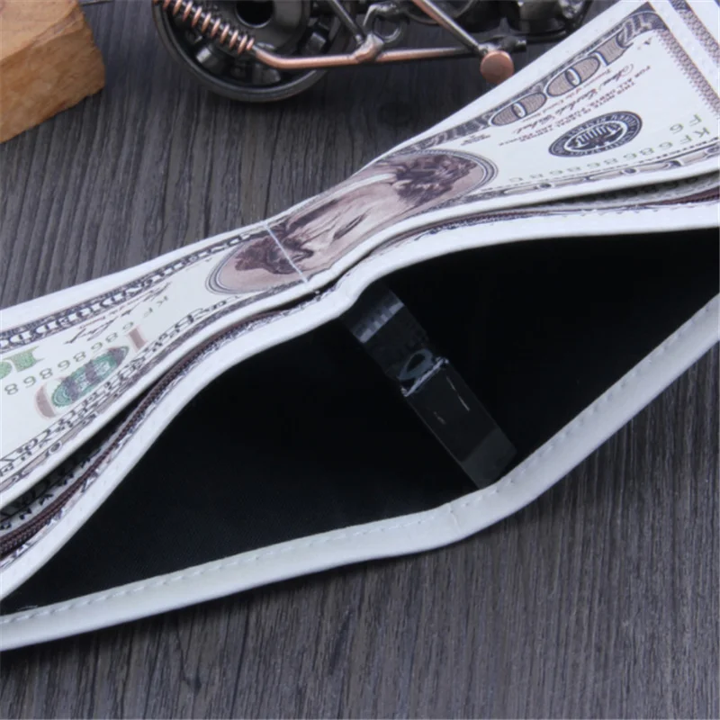 

Cute USD US Dollar Wallet For Boys Kids Men PU Leather Money Bag Novelty Gift Teens Student Purse Women Male Coin Pouch