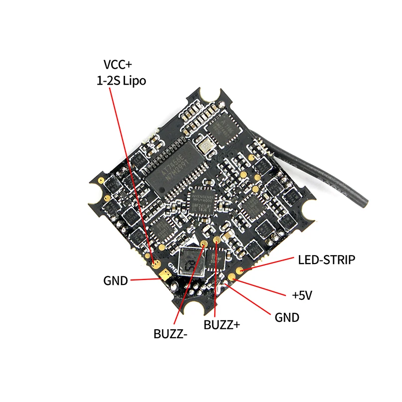Happymodel Mobula7 Mobula 7 запасные части замена Crazybee F4 Pro Контроллер полета SE0802 1-2S 16000KV 19000KV CW CCW двигатели