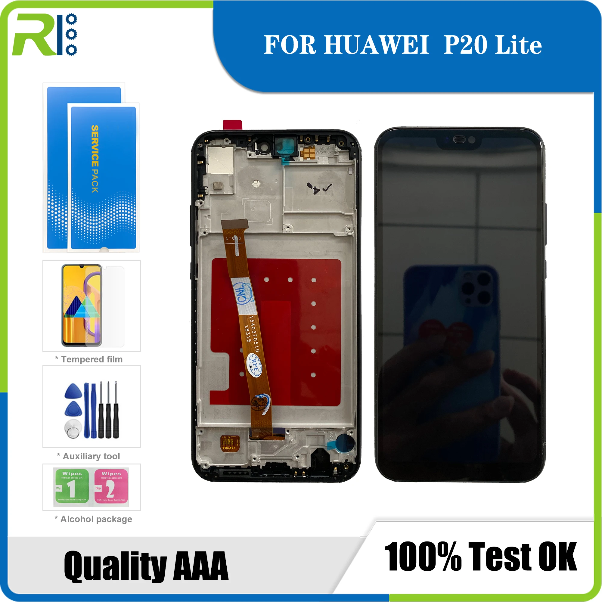 

2280*1080 AAA Qualität LCD с защитой от ультрафиолета для HUAWEI P20 Lite