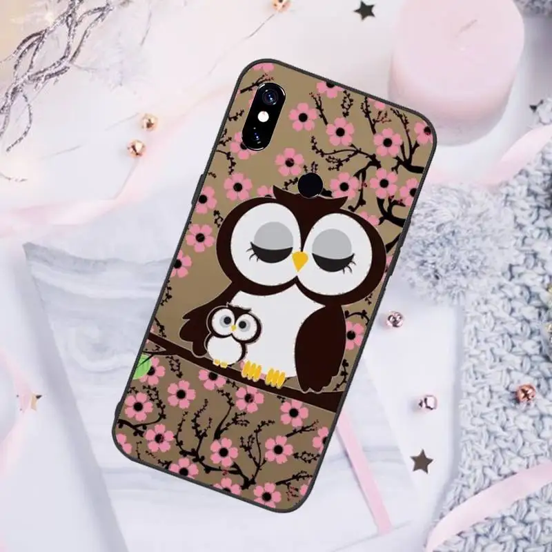 

Animal Cute Cartoon Owl Phone Case For Xiaomi Redmi note 7 8 9 pro 8T 9S Mi Note 10 Lite pro