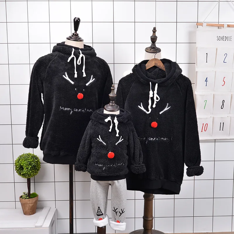 Одинаковая одежда для всей семьи на Новый год и Рождество одинаковые комплекты