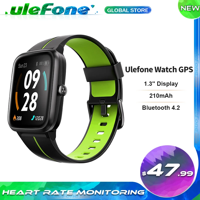 Смарт-часы Ulefone с GPS 1 3 дюйма 210 мА · ч |
