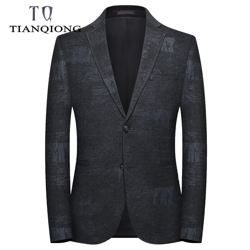 Мужские блейзеры с принтом брендовая одежда 2019 приталенный мужской пиджак s